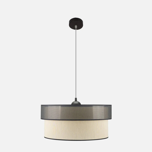 Abrila FELIX Negro / Dorado - Colgante Moderno 1xE27 50 cm