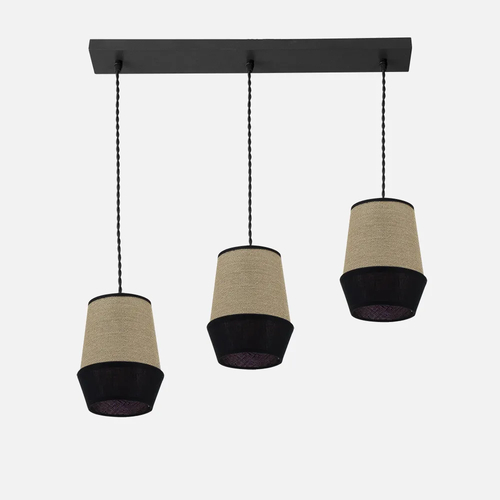 Abrila CAMPANA Saco/Negro - Lámpara Moderna 3xE27