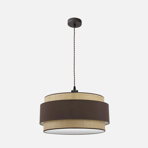 Abrila KANDY Natural/Marrón - Colgante Moderno 3xE27 60 cm