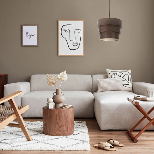Abrila SMILE Marrón Óxido - Colgante Moderno 3xE27 50 cm