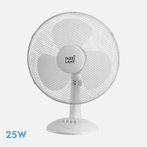 Abrila CAPE Blanco - Ventilador de Sobremesa Pequeño