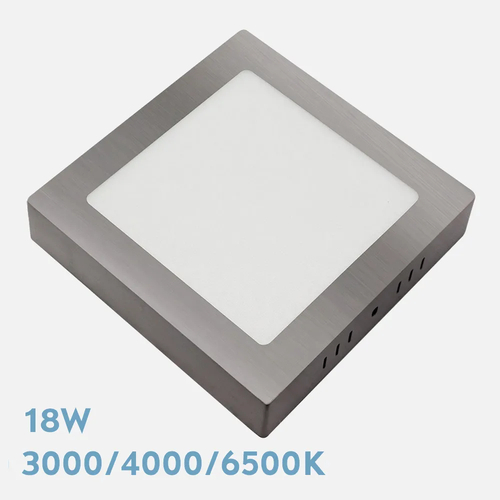 Abrila GABRO Níquel - Downlight Superficie 18 W 3000-4000-6500K