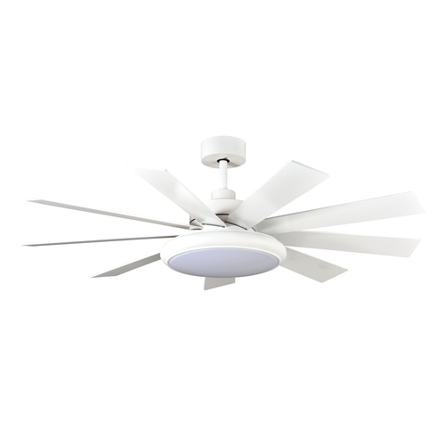 Abrila PIREO Blanco/Blanco-Blanco/Haya - Ventilador de Techo Aspas Normales 36 W F