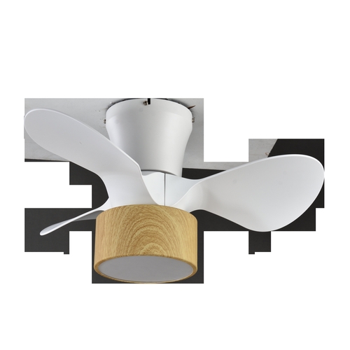 Abrila KOS Blanco/Haya - Ventilador de Techo Aspas Normales 24 W F