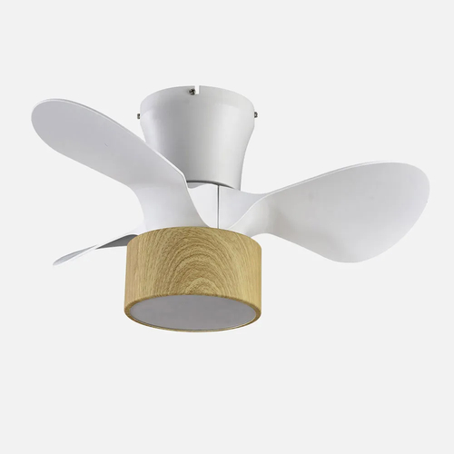 Abrila KOS Blanco/Haya - Ventilador de Techo Aspas Normales 24 W F