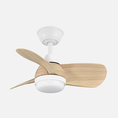 Abrila PIRDO Blanco/Haya - Ventilador de Techo Aspas Normales 24 W F
