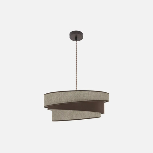 Abrila HARA Marrón / Marrón - Colgante Moderno 2xE27 50 cm