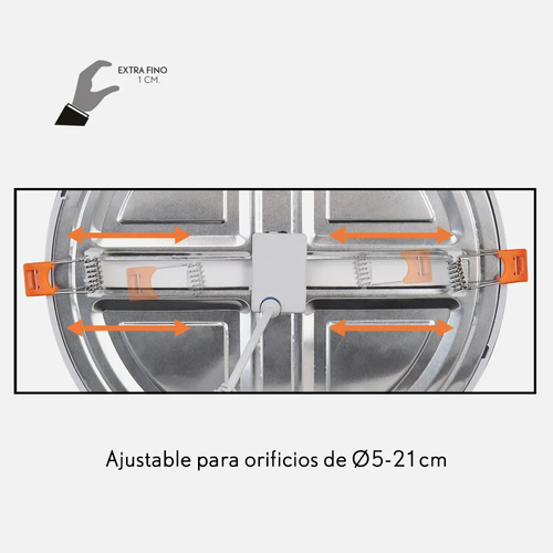 Abrila LEJANIA Blanco - Downlight Empotrado 20 W 5500K