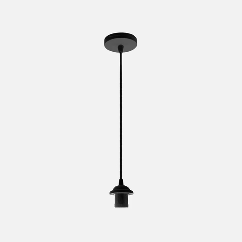 Abrila DISCO Negro - Colgante 1xE27