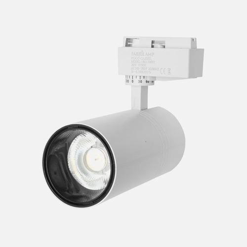 Abrila ANZO Blanco - Foco Carril 20 W 4000K