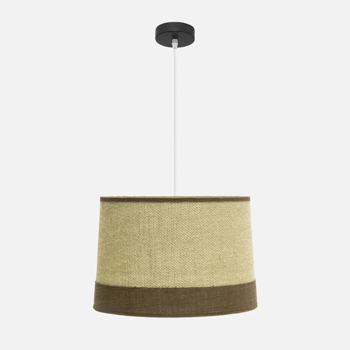 Abrila TIETAR Saco/Marrón - Colgante Moderno 1xE27 40 cm