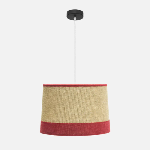 Abrila TIETAR Saco/Rojo - Colgante Moderno 1xE27 40 cm