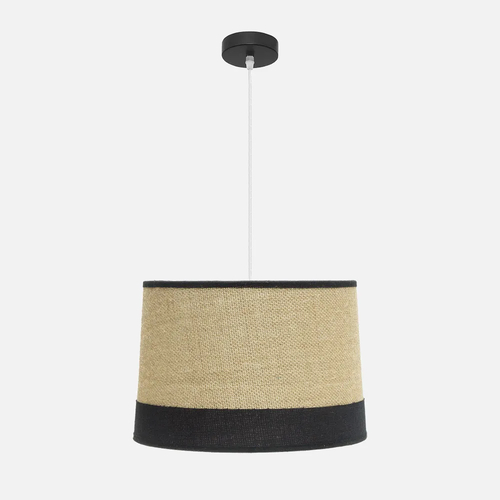 Abrila TIETAR Saco/Negro - Colgante Moderno 1xE27 40 cm