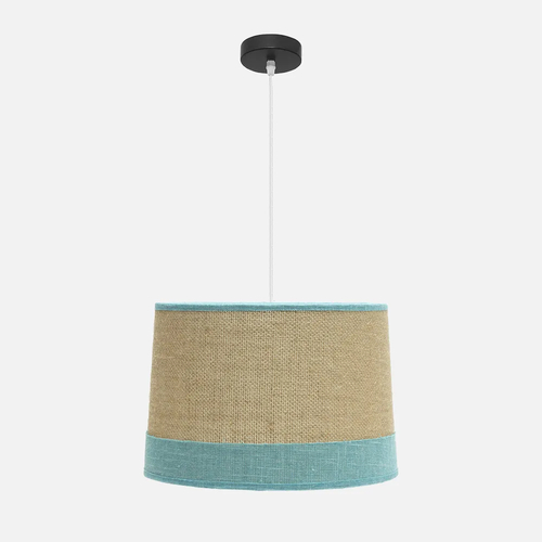 Abrila TIETAR Saco/Turquesa - Colgante Moderno 1xE27 40 cm