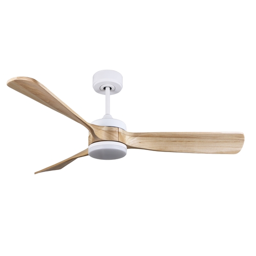 Abrila ORIENTE Blanco/Haya - Ventilador de Techo Aspas Normales 26 W F