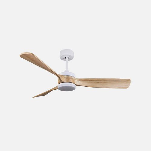 Abrila ORIENTE Blanco/Haya - Ventilador de Techo Aspas Normales 26 W F