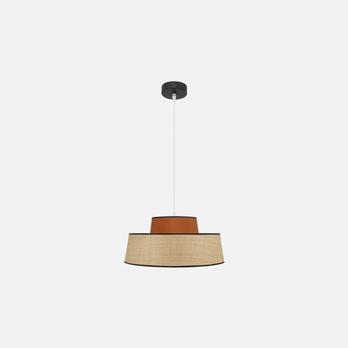 Abrila JIA Natural/Calabaza - Colgante Moderno 1xE27 40 cm