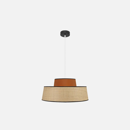 Abrila JIA Natural/Calabaza - Colgante Moderno 1xE27 50 cm