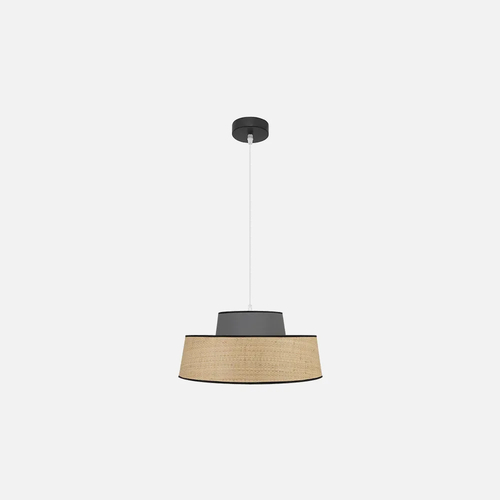 Abrila JIA Natural/Gris - Colgante Moderno 1xE27 40 cm