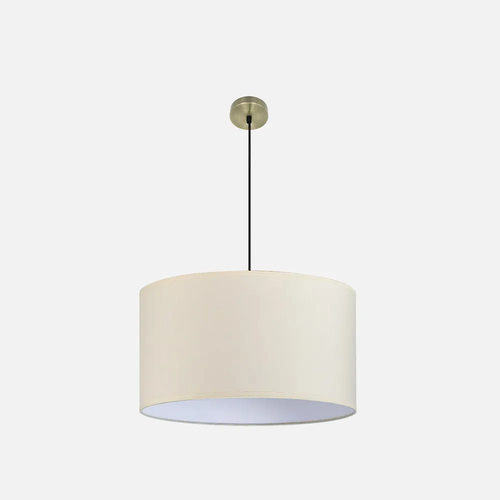 Abrila DORI Cuero / Beige - Colgante Moderno 3xE27 60 cm