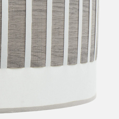 Abrila IVANNA Blanco/Madera Gris - Colgante Moderno 3xE27 60 cm