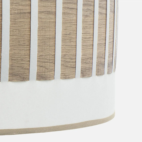 Abrila IVANNA Blanco/Madera Clara - Colgante Moderno 3xE27 60 cm