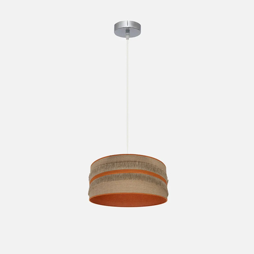 Abrila NATALIA Saco/Naranja - Colgante Moderno 1xE27 30 cm