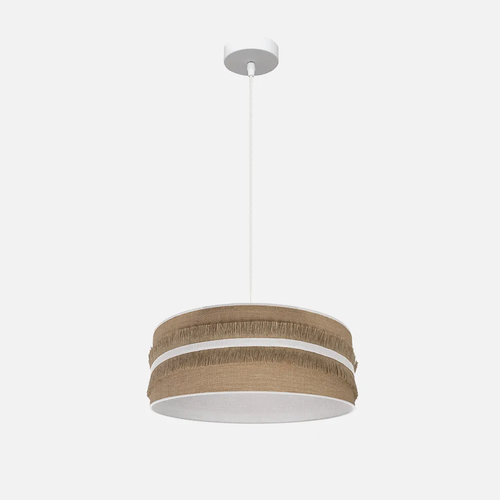 Abrila NATALIA Saco/Blanco - Colgante Moderno 1xE27 40 cm