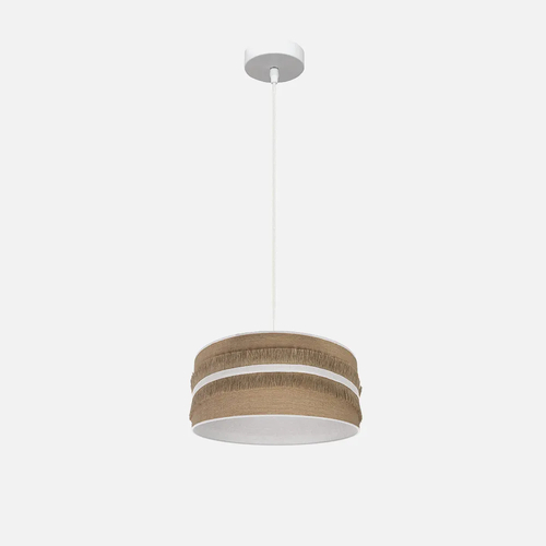 Abrila NATALIA Saco/Blanco - Colgante Moderno 1xE27 30 cm
