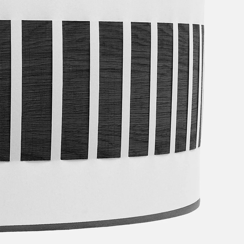 Abrila IVANNA Blanco/Madera Negra - Colgante Moderno 3xE27 60 cm