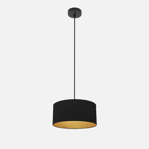 Abrila ANUSKA Negro / Oro - Colgante Moderno 1xE27 30 cm