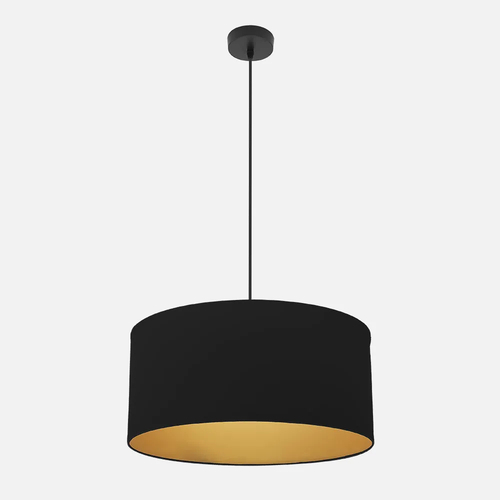Abrila ANUSKA Negro / Oro - Colgante Moderno 1xE27 50 cm