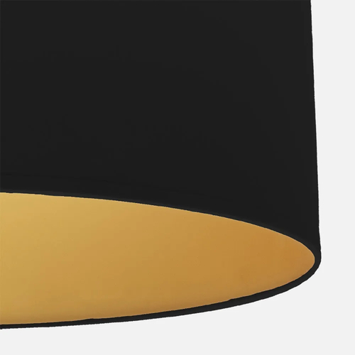 Abrila ANUSKA Negro / Oro - Colgante Moderno 1xE27 40 cm