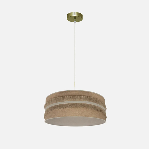 Abrila NATALIA Saco/Beis - Colgante Moderno 1xE27 40 cm