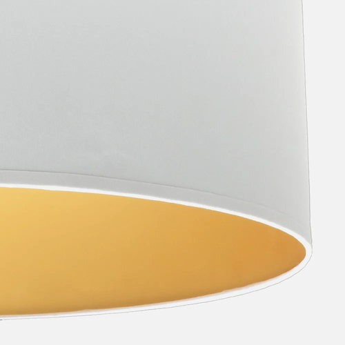 Abrila ANUSKA Blanco / Oro - Colgante Moderno 1xE27 50 cm