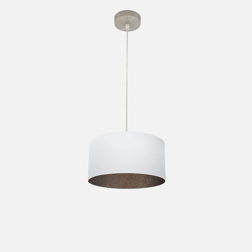 Abrila TATIANA Blanco/Oxido - Colgante Moderno 1xE27 30 cm