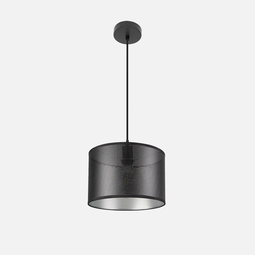 Abrila ANASTASIA Negro / Plata - Colgante Moderno 1xE27 30 cm