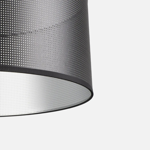 Abrila ANASTASIA Negro / Plata - Colgante Moderno 1xE27 40 cm