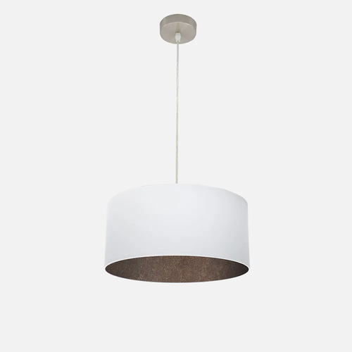 Abrila TATIANA Blanco/Oxido - Colgante Moderno 1xE27 40 cm