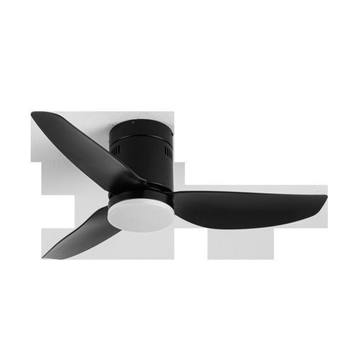Abrila BORAX Negro - Ventilador de Techo Aspas Normales 20 W E