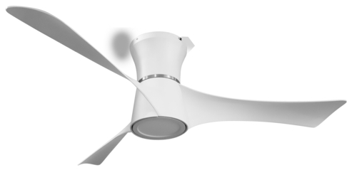 Abrila TIANAS Blanco - Ventilador de Techo Aspas Normales 18 W E