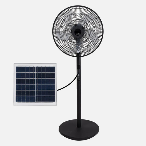 Abrila RIALTO Negro - Ventilador de Pie 220-240 V