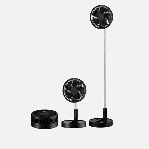 ABRILA GALAN Negro - Ventilador de Pie 220-240 V