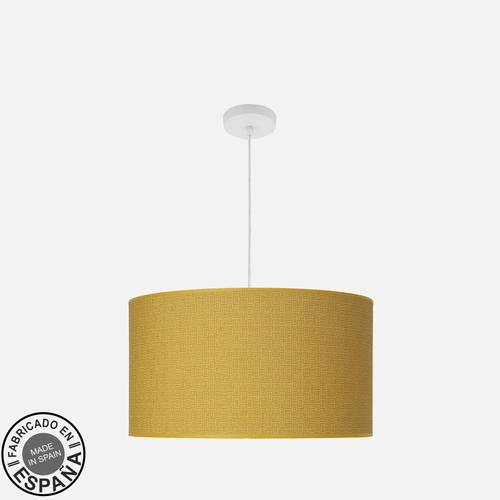Abrila MODA Blanco/Amarillo - Colgante Moderno 3xE27 50 cm