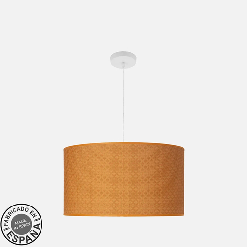 Abrila MODA Blanco / Naranja - Colgante Moderno 3xE27 50 cm