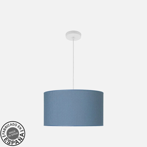 Abrila MODA Blanco / Azul - Colgante Moderno 2xE27 40 cm