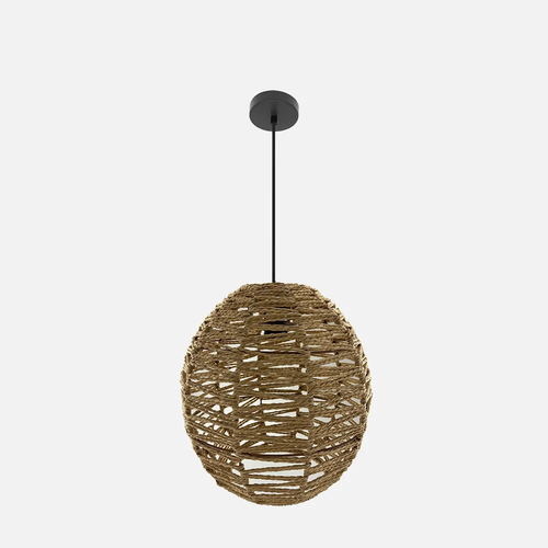 Abrila ISOLA Negro / Natural - Colgante Rústico 50<135x30x30 cm