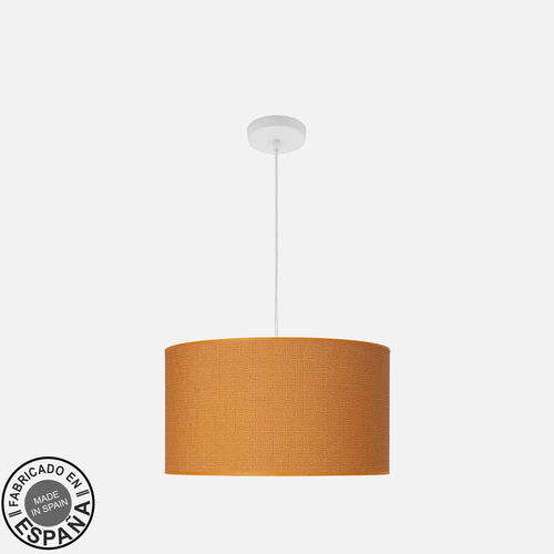 Abrila MODA Blanco / Naranja - Colgante Moderno 2xE27 40 cm