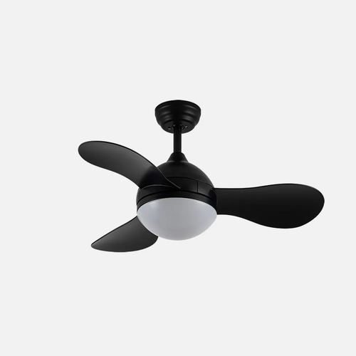 Abrila SOLIDO Negro - Ventilador de Techo Aspas Normales 24 W E