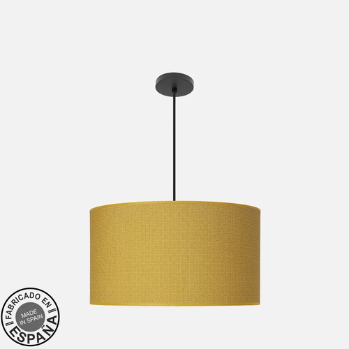 Abrila MODA Negro/Amarillo - Colgante Moderno 3xE27 50 cm